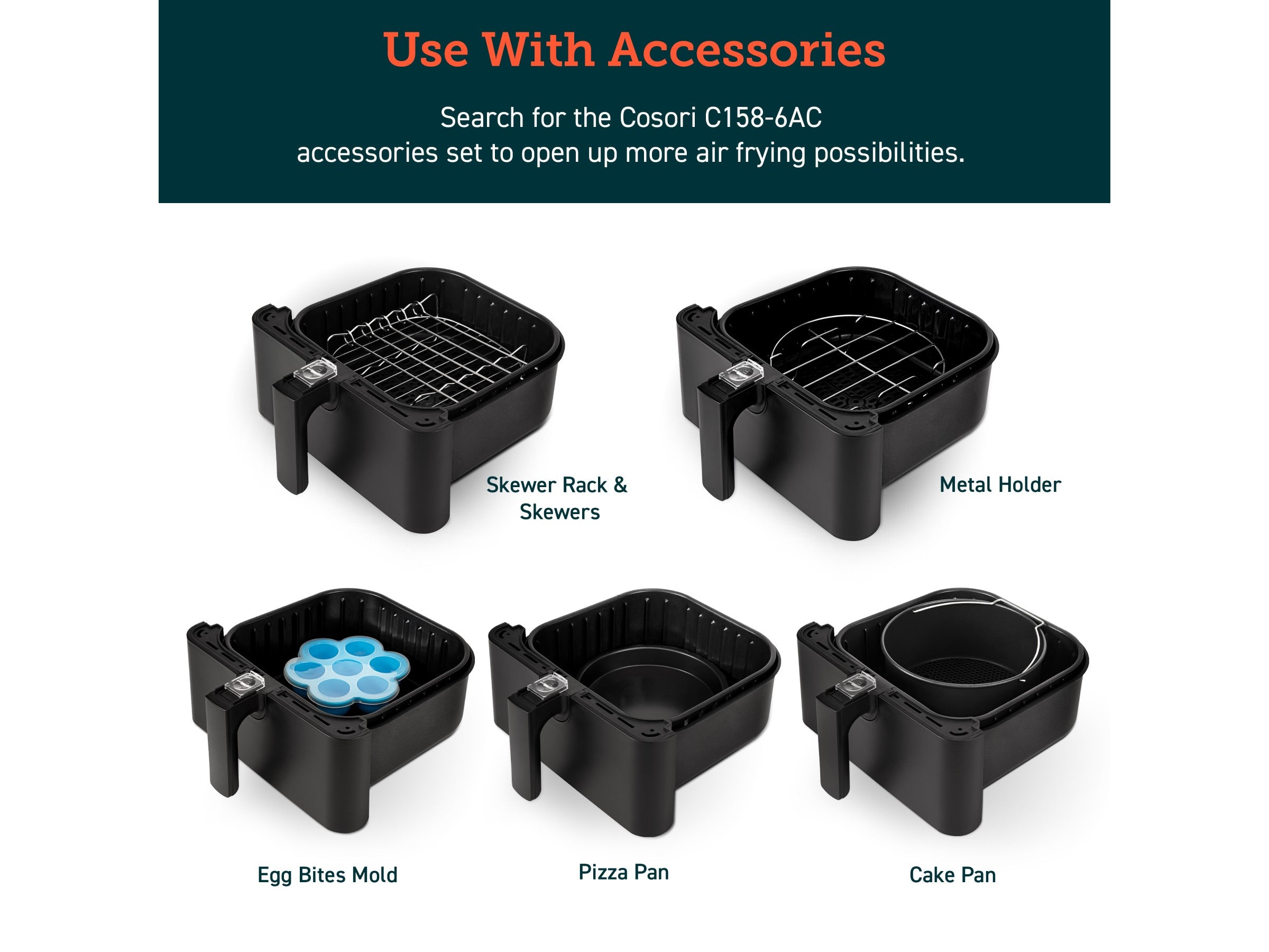 Korb til Cosori Premium 5,5-liters Airfryer