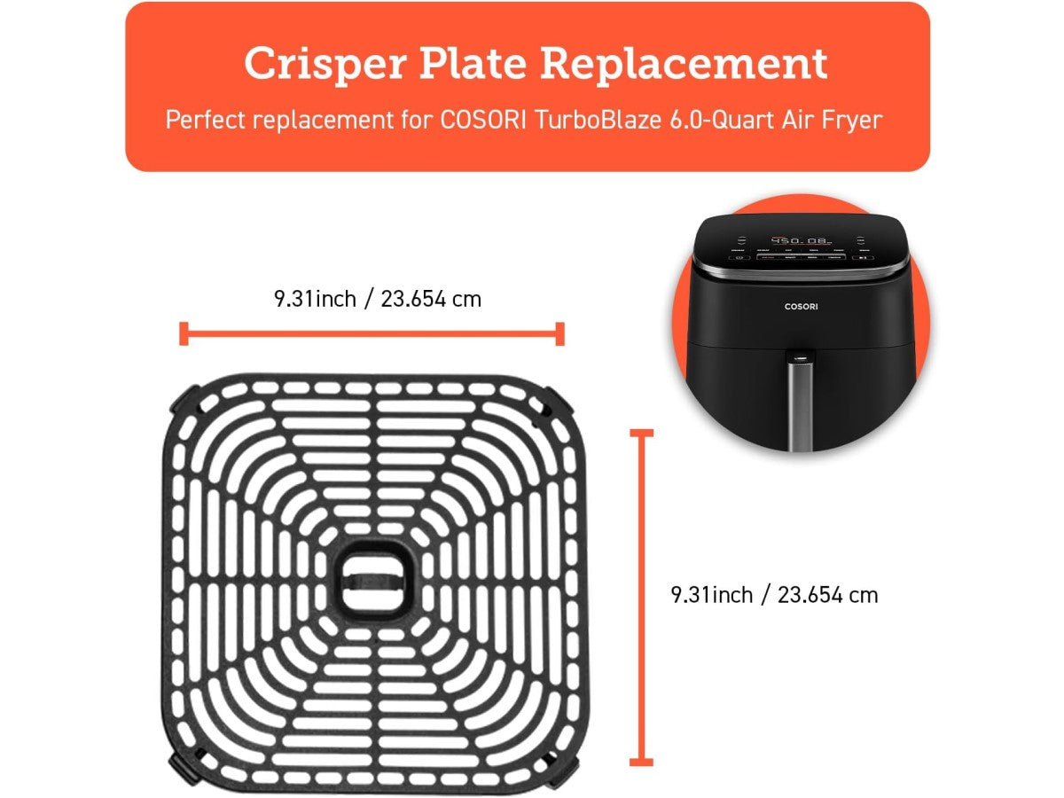 Crisper Plate til Cosori Turbo Blaze 6,0-liters Airfryer