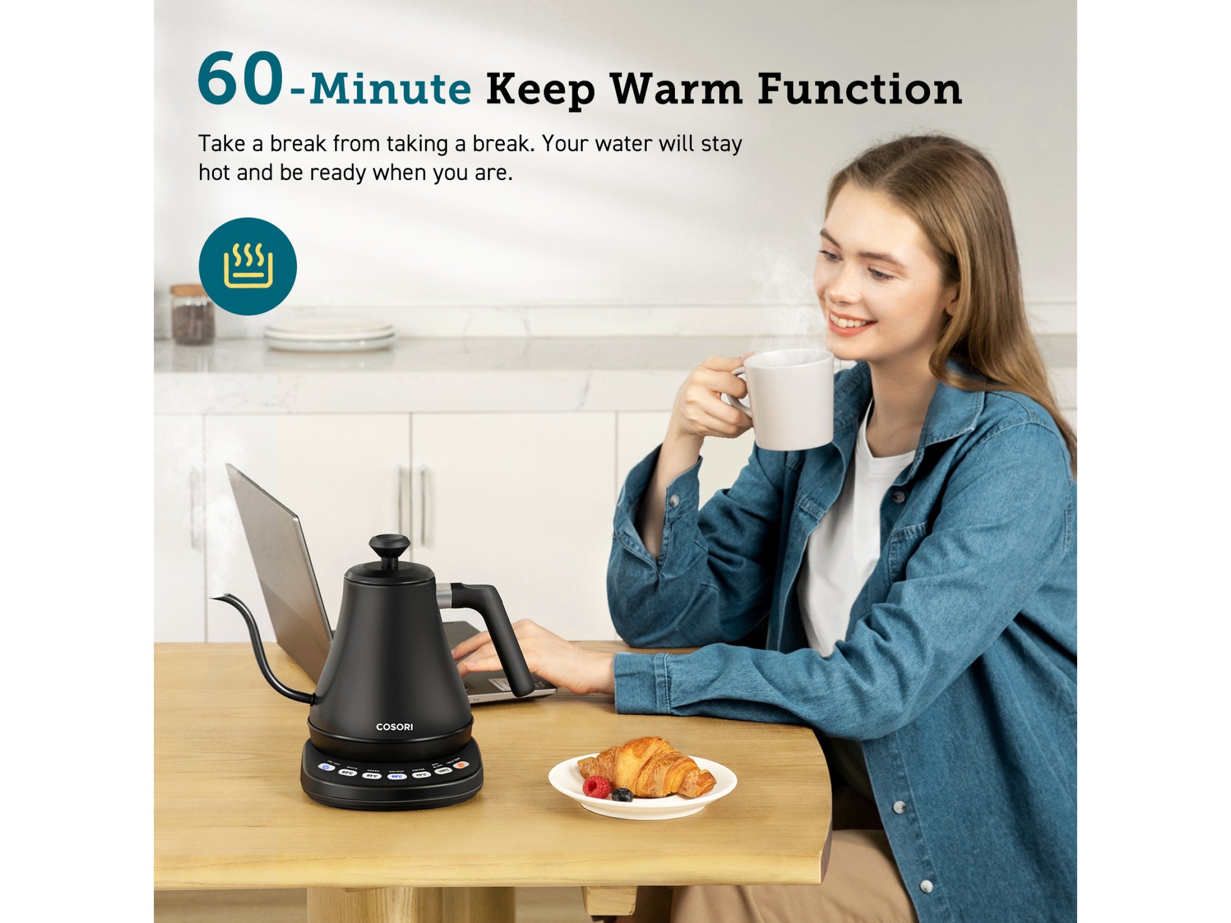 Cosori Original Electrisk Gooseneck Elkedel